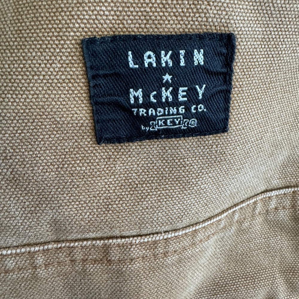Lakin & Mckey Duck Canvas Carpenter Work Jeans Si… - image 6